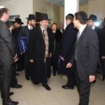 Встреча гостей в холле Тульского Областного Еврейского Дома