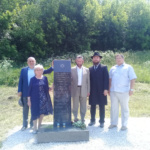 Открытие памятника жертвам фашизма – семье Баум, расстрелянным в ноябре 1941 г.